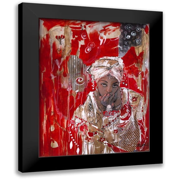 Wiley, Marta 12x14 Black Modern Framed Museum Art Print Titled - African Dream