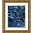 thumbnail image 1 of Wiley, Marta 12x14 Gold Ornate Wood Framed with Double Matting Museum Art Print Titled - Blue River Study III, 1 of 4