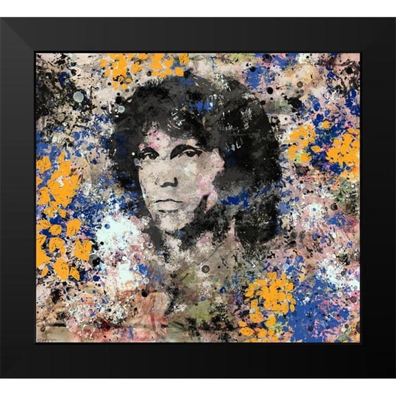 Wiley, Marta 13x12 Black Modern Framed Museum Art Print Titled - Jim Morrison I