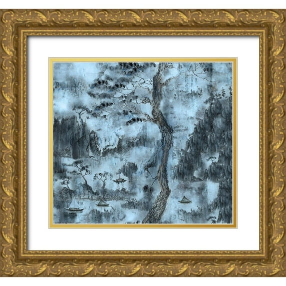 Wiley, Marta 13x12 Gold Ornate Wood Framed with Double Matting Museum Art Print Titled - Chinese Dream II