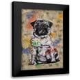 thumbnail image 1 of Wiley, Marta 13x18 Black Modern Framed Museum Art Print Titled - Colorful Dog III, 1 of 5
