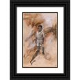 thumbnail image 1 of Wiley, Marta 13x18 Black Ornate Wood Framed with Double Matting Museum Art Print Titled - African Boy, 1 of 4