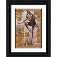 thumbnail image 1 of Wiley, Marta 13x18 Black Ornate Wood Framed with Double Matting Museum Art Print Titled - Jazz Dancer No. 1, 1 of 4