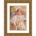 thumbnail image 1 of Wiley, Marta 13x18 Gold Ornate Wood Framed with Double Matting Museum Art Print Titled - Little African Girl I, 1 of 4