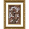 thumbnail image 1 of Wiley, Marta 13x18 Gold Ornate Wood Framed with Double Matting Museum Art Print Titled - Sepia, Figure IIII, 1 of 4