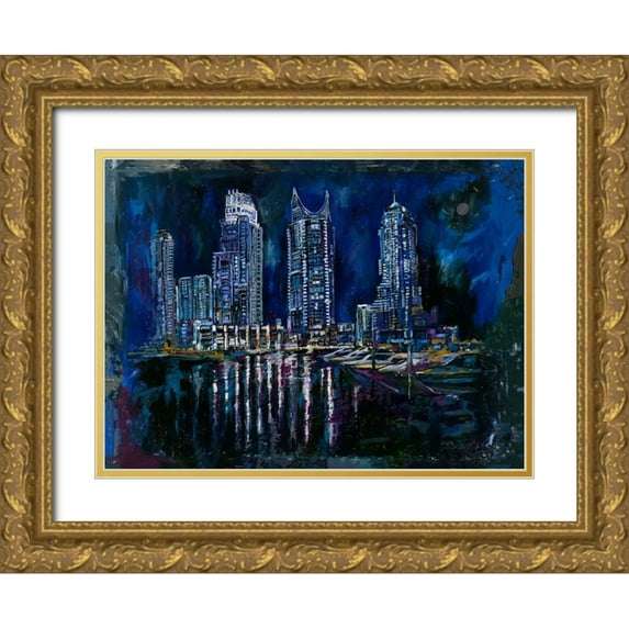 Wiley, Marta 14x11 Gold Ornate Wood Framed with Double Matting Museum Art Print Titled - Dubai