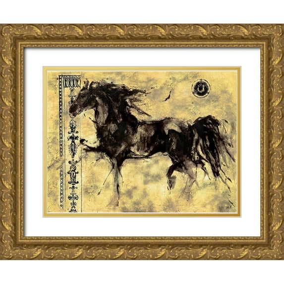 Wiley, Marta 14x11 Gold Ornate Wood Framed with Double Matting Museum Art Print Titled - Lepa Zena 24