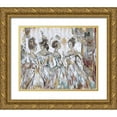 thumbnail image 1 of Wiley, Marta 14x12 Gold Ornate Wood Framed with Double Matting Museum Art Print Titled - Blue Bells Close Up, 1 of 4