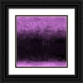 thumbnail image 1 of Wiley, Marta 15x15 Black Ornate Wood Framed with Double Matting Museum Art Print Titled - Burgandy Abstract, 1 of 4