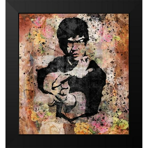 Wiley, Marta 15x16 Black Modern Framed Museum Art Print Titled - Bruce Lee III