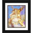 thumbnail image 1 of Wiley, Marta 15x18 Black Ornate Wood Framed with Double Matting Museum Art Print Titled - Fibonacci Angel Blue, 1 of 4