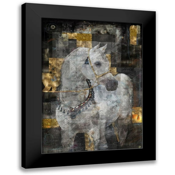 Wiley, Marta 18x24 Black Modern Framed Museum Art Print Titled - White Arabian Dream