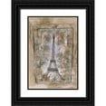 thumbnail image 1 of Wiley, Marta 18x24 Black Ornate Wood Framed with Double Matting Museum Art Print Titled - City Scape, Beige hue, 1 of 4