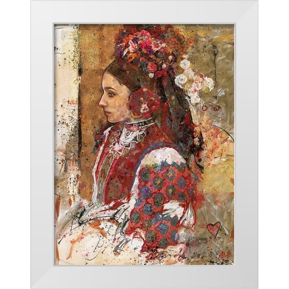 Wiley, Marta 19x24 White Modern Wood Framed Museum Art Print Titled - Ukraine II