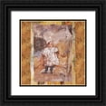thumbnail image 1 of Wiley, Marta 20x20 Black Ornate Wood Framed with Double Matting Museum Art Print Titled - Little African Girl III, 1 of 4