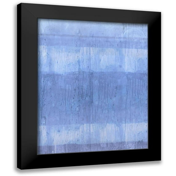 Wiley, Marta 20x24 Black Modern Framed Museum Art Print Titled - Light Blue Abstract