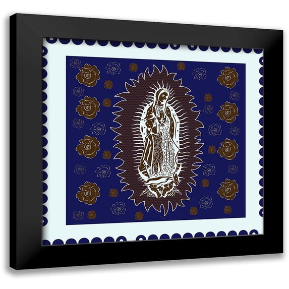 Wiley, Marta 21x20 Black Modern Framed Museum Art Print Titled - Virgin Mary White and Brown