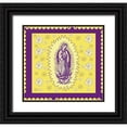 thumbnail image 1 of Wiley, Marta 21x20 Black Ornate Wood Framed with Double Matting Museum Art Print Titled - Purple Mary, 1 of 4