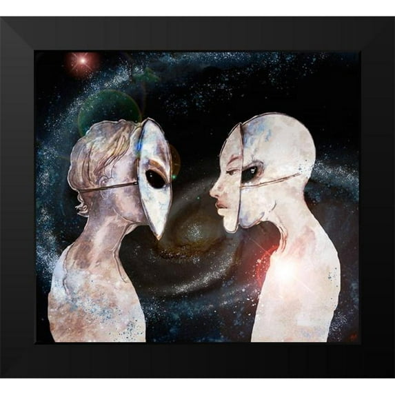 Wiley, Marta 22x20 Black Modern Framed Museum Art Print Titled - Hybrid I