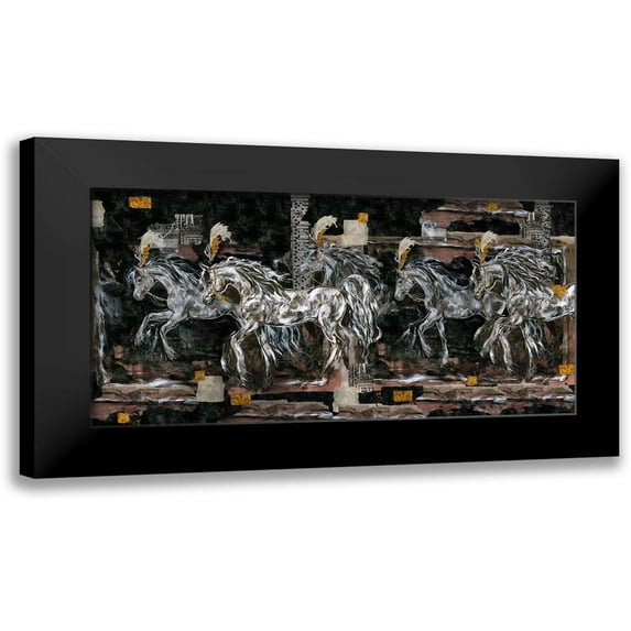 Wiley, Marta 24x14 Black Modern Framed Museum Art Print Titled - Pracer Horizontal