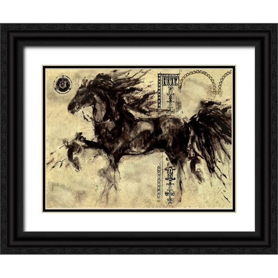Wiley, Marta 24x19 Black Ornate Wood Framed with Double Matting Museum Art Print Titled - Lepa Zena 11