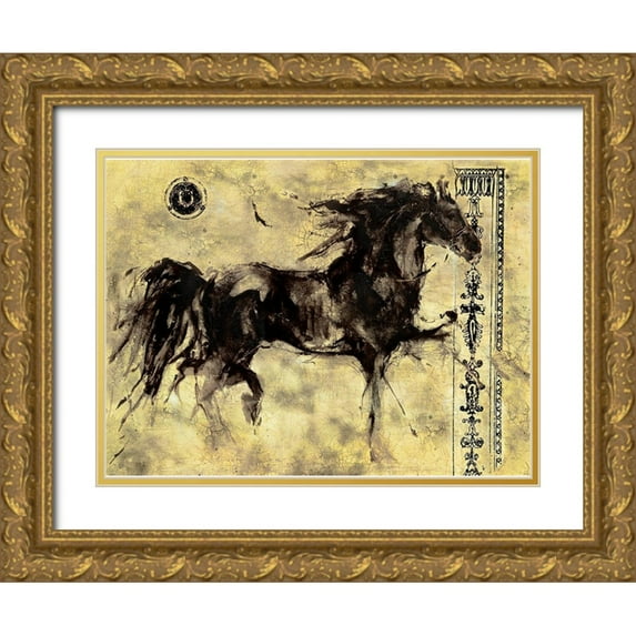 Wiley, Marta 24x19 Gold Ornate Wood Framed with Double Matting Museum Art Print Titled - Lepa Zena 23