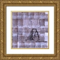 thumbnail image 1 of Wiley, Marta 26x26 Gold Ornate Wood Framed with Double Matting Museum Art Print Titled - Abstract Poetry III, 1 of 4