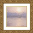 thumbnail image 1 of Wiley, Marta 26x26 Gold Ornate Wood Framed with Double Matting Museum Art Print Titled - Lake Reflection VII, 1 of 4