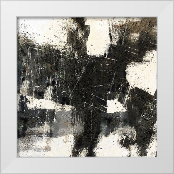 Wiley, Marta 26x26 White Modern Wood Framed Museum Art Print Titled - Abstract Black And White
