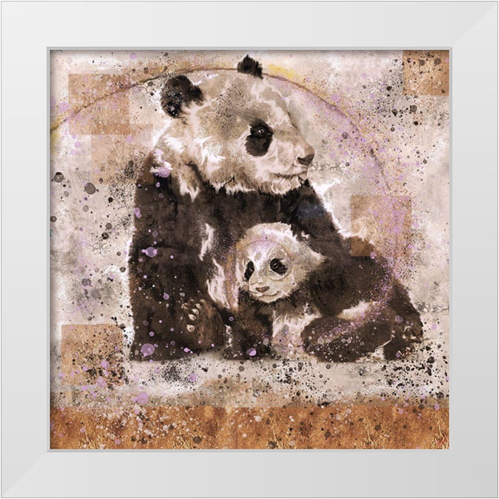 Panda Vi Wiley, Marta 26x26 White Modern Wood Framed Museum Art Print Titled ...