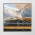 thumbnail image 1 of Wiley, Marta 26x26 White Modern Wood Framed Museum Art Print Titled - Sailing at dusk, 1 of 4