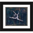thumbnail image 1 of Wiley, Marta 30x26 Black Ornate Wood Framed with Double Matting Museum Art Print Titled - Ballet II, 1 of 4