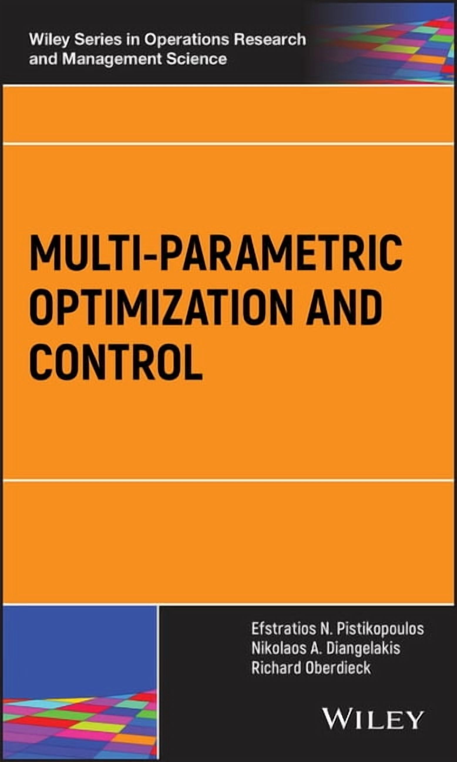 Wiley Operations Research and Management Multi-parametric Optimization ...
