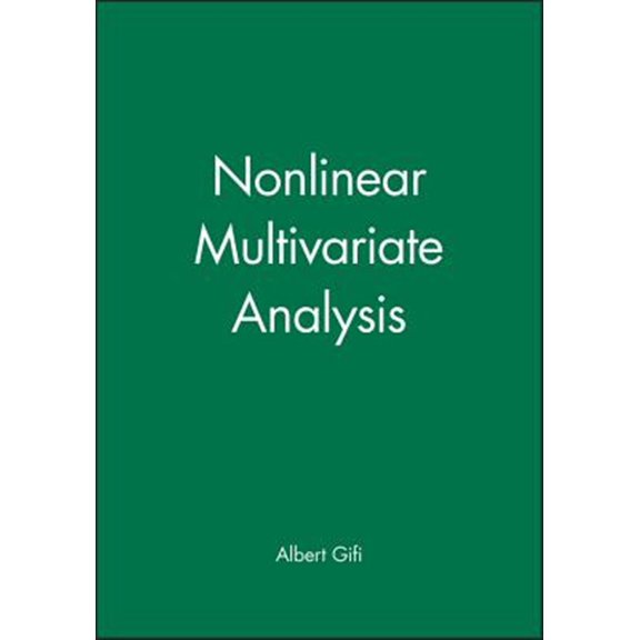 Pre-Owned Wiley Probability and Statistics Nonlinear Multivariate Analysis, (Hardcover)