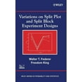 thumbnail image 1 of Wiley Probability and Statistics Variations on Split Plot and Split Block Experiment Designs, Book 654, (Hardcover), 1 of 1
