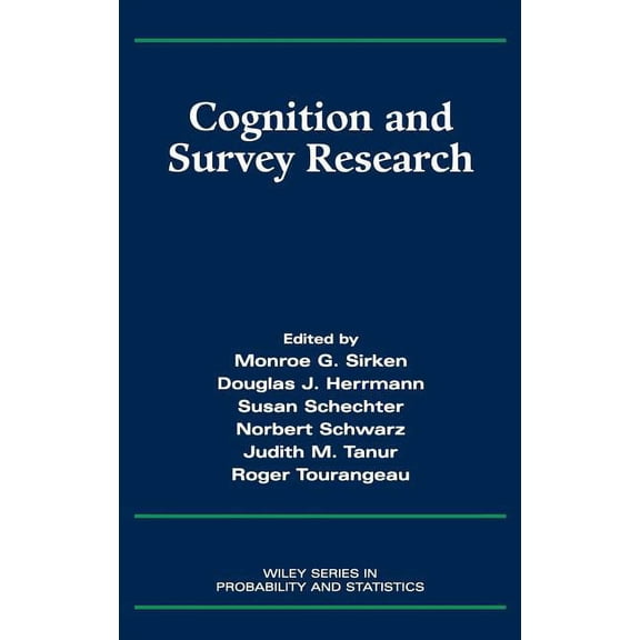 Wiley Survey Methodology Cognitive and Survey Research, Book 322, (Hardcover)
