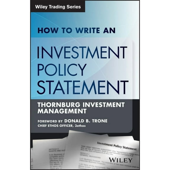 Wiley Trading How to Write Investment Policy, (Paperback)