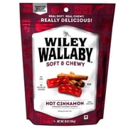Wiley Wallaby Licorice 10 Ounce Classic Gourmet Soft & Chewy Australian Cinnamon Licorice Candy Twists, 1 Pack