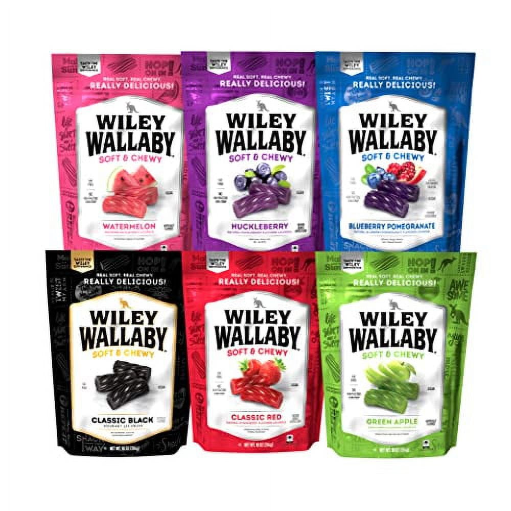 Wiley Wallaby Licorice 10 Ounce Classic Gourmet Australian Style Soft