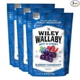 thumbnail image 1 of Wiley Wallaby Licorice 10 Ounce Classic Gourmet Soft & Chewy Australian Blueberry Pomegranate Candy Twists, 3 Pack, 1 of 7