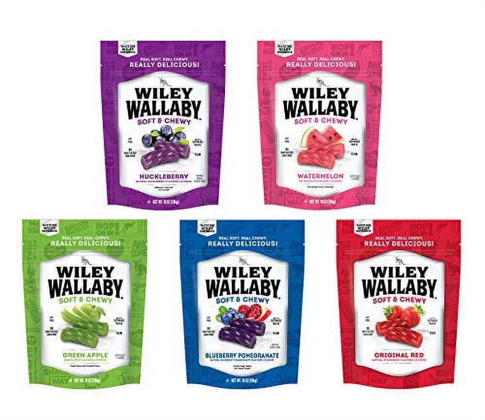 Wiley Wallaby Ultimate Fruit Variety Australian Licorice (5 10 oz
