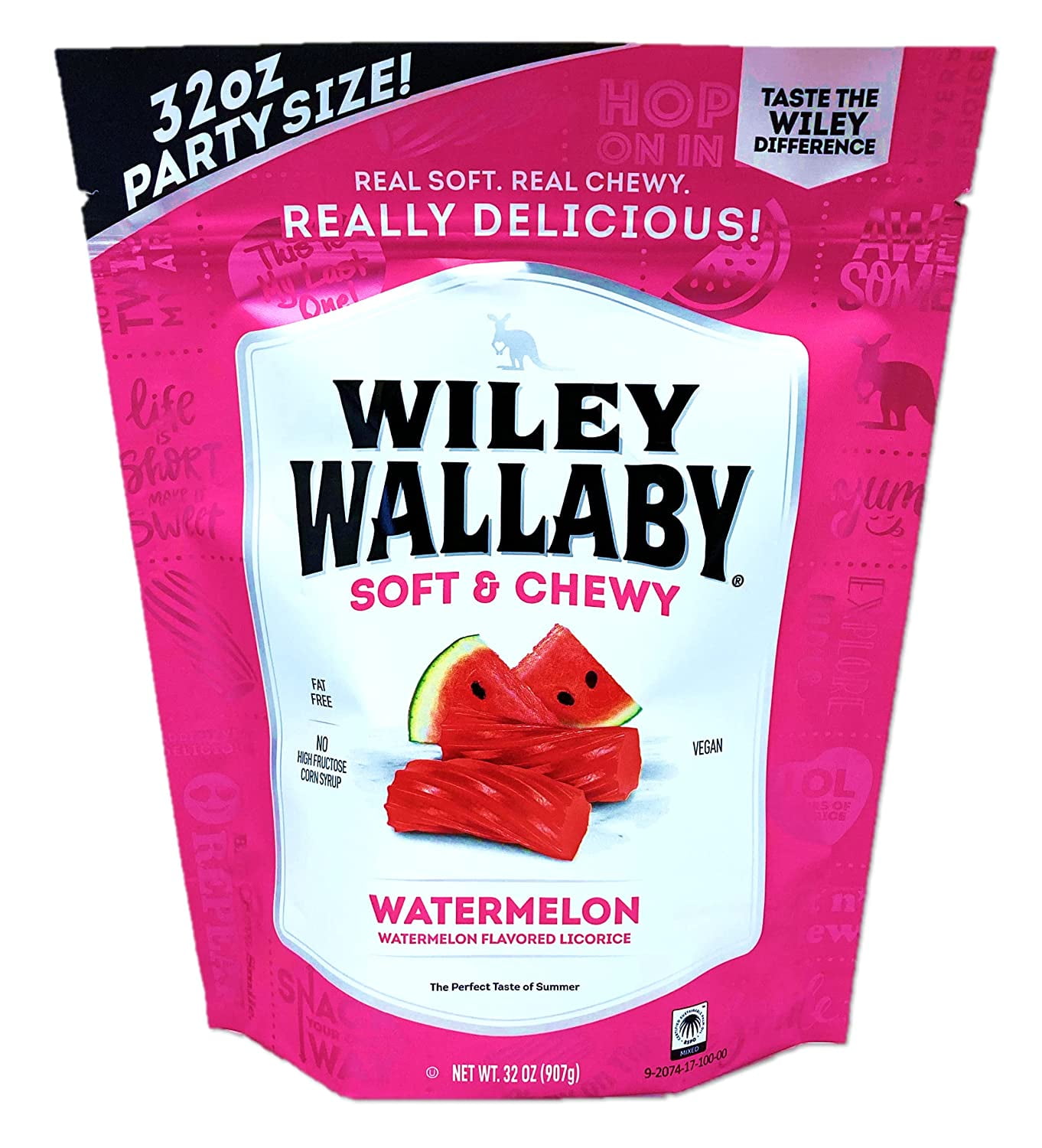 Wiley Wallaby Watermelon Licorice, 32 Ounce