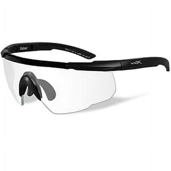Wiley X Saber Advanced Sunglasses - Clear Lens - Matte Black Frame