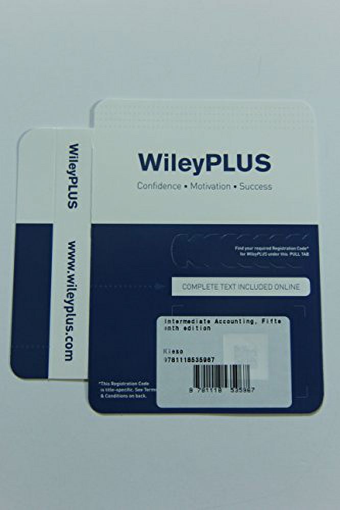 PreOwned WileyPlus Standalone to Intermediate Accounting, 15/e
