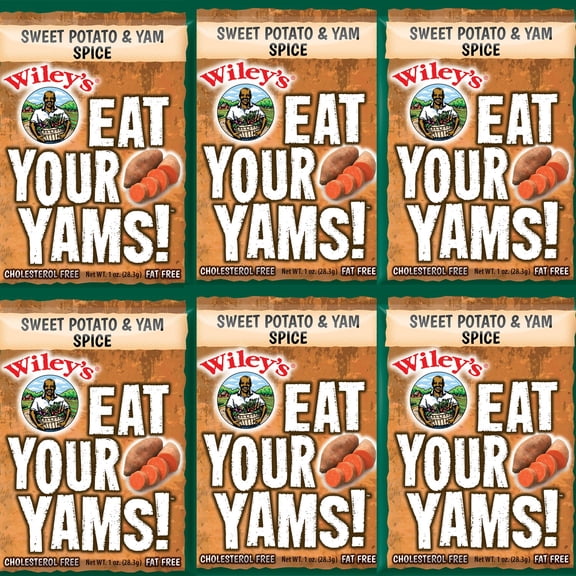 Wileys Seasonings - Eat Your Greens | Eat Your Yams | Rotisserie Wings | Flavorful Seasonings Food Pack of 6 Yams| Soul Food, and Everyday Cooking Essentials | Ships in Aromatik damage-proof box