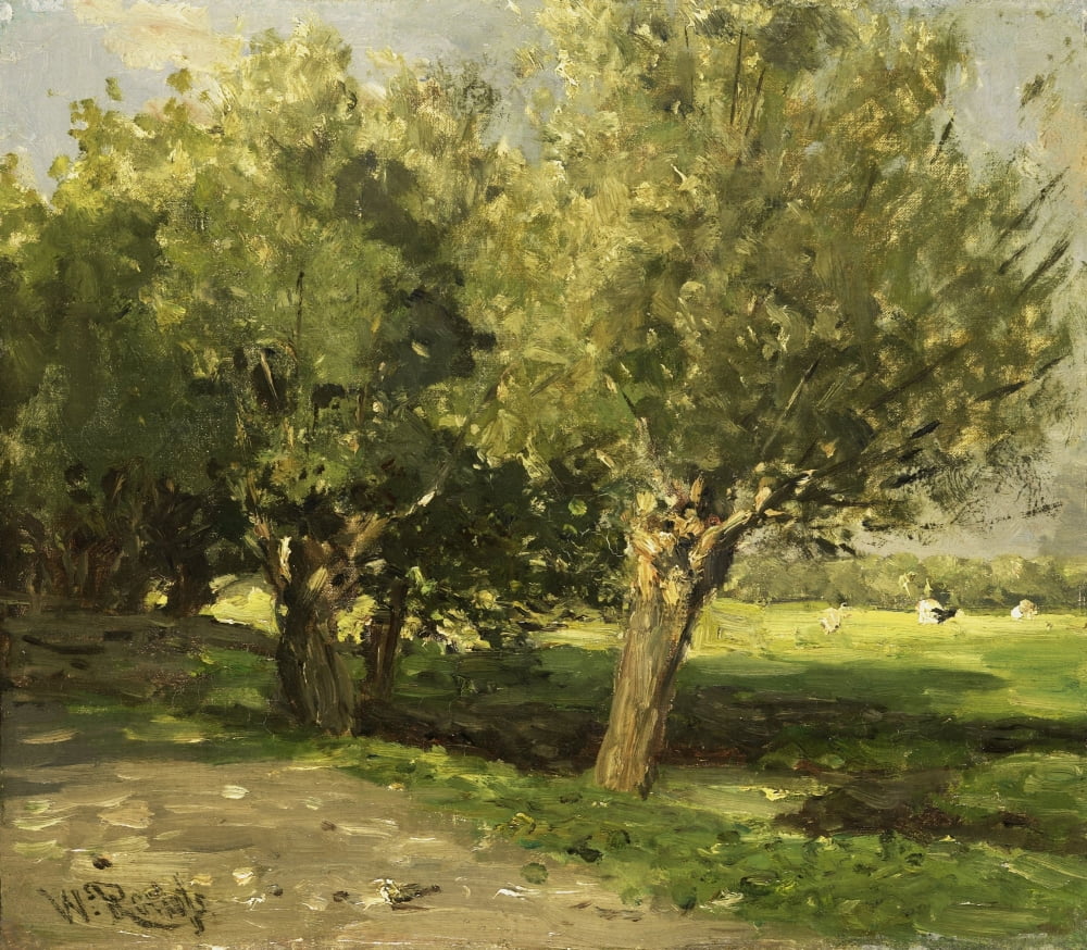 Wilgebome (Willow Trees) Canvas Art - (24 x 18)