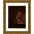 thumbnail image 1 of Wilhelm Bendz 19x24 Gold Ornate Framed and Double Matted Museum Art Print Titled - Karl Altmann (1831-1832), 1 of 4