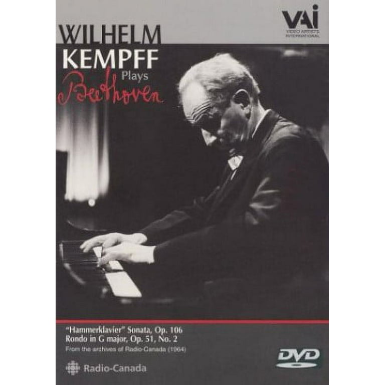 バイヤー厳選用品 Wilhelm Kempff Int'l Artists Video (DVD), Beethoven Plays その他