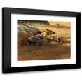 thumbnail image 1 of Wilhelm Kuhnert 14x12 Black Modern Framed Museum Art Print Titled - Hyane (1905), 1 of 5