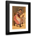 thumbnail image 1 of Wilhelm Marstrand 10x14 Black Modern Framed Museum Art Print Titled - Roman Woman with a Child. Study for the St. Anthony Feast Day in Rome (C. 1838), 1 of 5